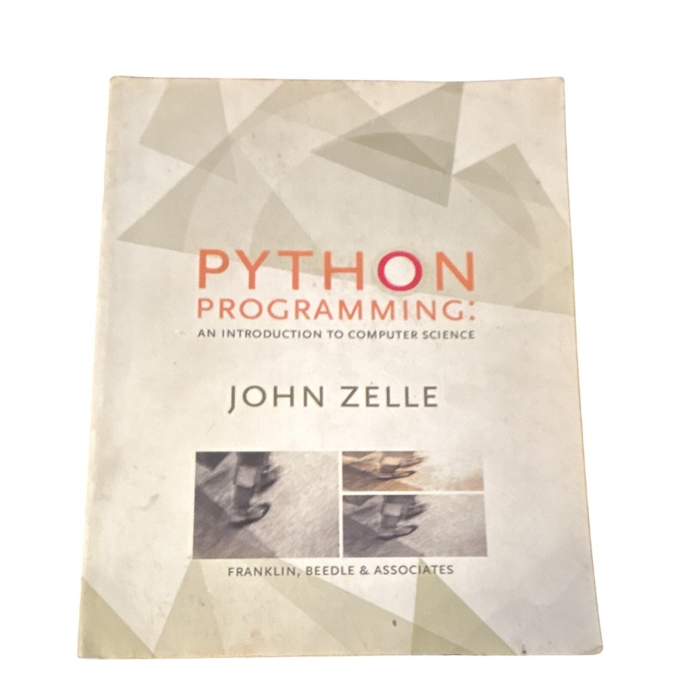Franklin Beedle Python Programming Intro John Zelle Paperback Computer Science